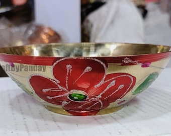 129GM Small Brass Bowl  5.5INCH Pooja