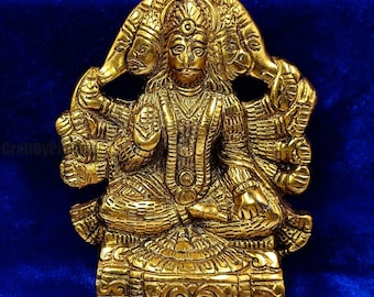 Brass Hanuman Ji Idol 153gm (5x4in) Statue