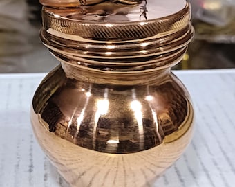 Covered Brass Gangajal Lota 180 gm |  4.5 inch