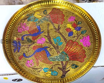 488 gm 11in  Brass Pooja Thali
