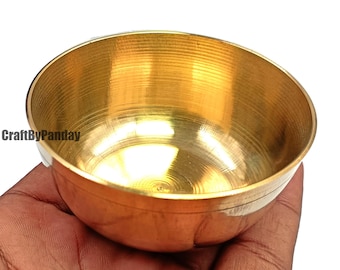 194ct Small Brass Bowl  30x69x69 Pooja