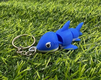 Cute Shark Keychain