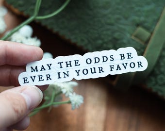 Toutes les chances de réussite | Sticker waterproof **Inspiré de HG**