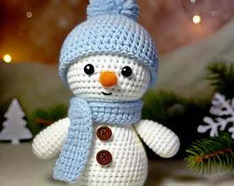 DIY Crochet Snowman Pattern – Cozy Winter Craft for Christmas Decor