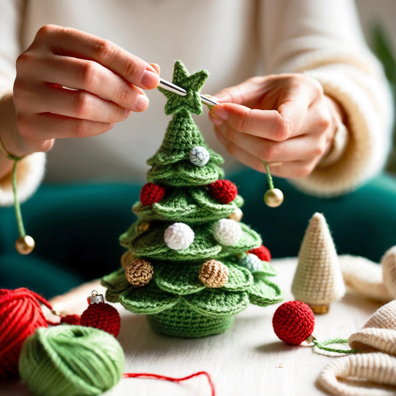 Festive Crochet Christmas Tree Pattern Easy Holiday Amigurumi Decor ...