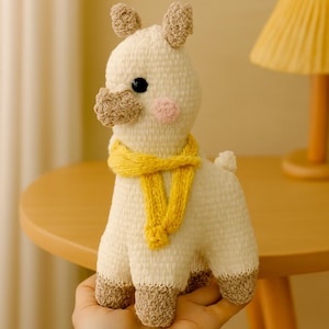 Llama Amigurumi Crochet Pattern – PDF Tutorial for Handmade Plushie, Beginner-Friendly Llama Toy Pattern