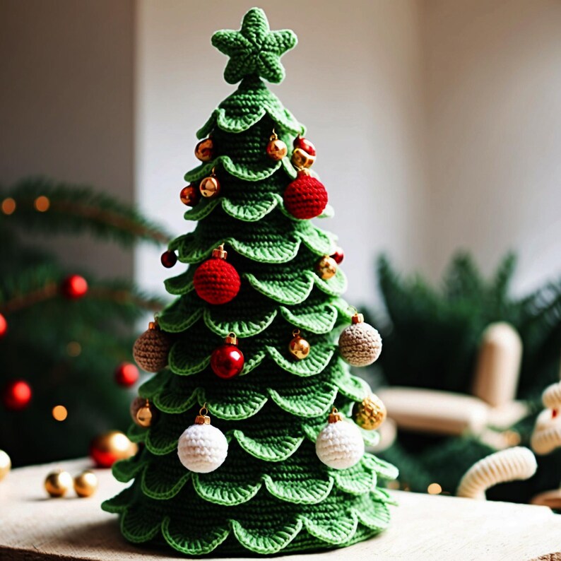 Festive Crochet Christmas Tree Pattern Easy Holiday Amigurumi Decor ...