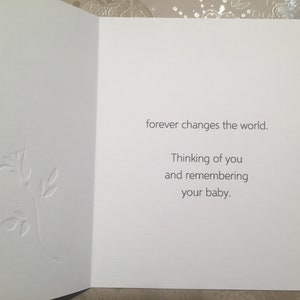 Baby Loss / Miscarriage Sympathy Card F image 4