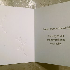 Baby Loss / Miscarriage Sympathy Card F image 5