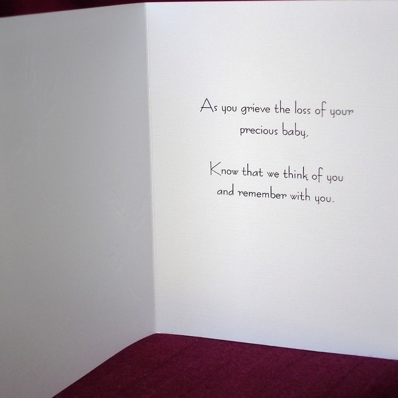 Pregnancy Loss Sympathy Card E image 2