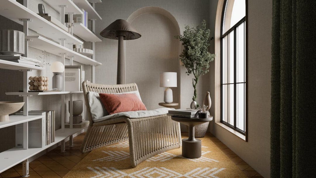 Custom 3D Living Room Design: Modern Interior Visualization - Etsy