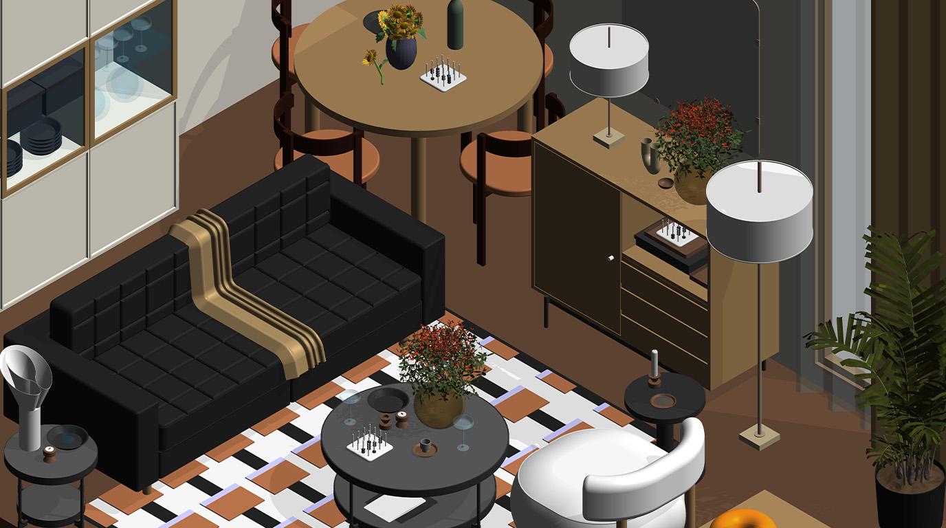 46 IKEA Living Room Revit Families Bundle | STOCKHOLM 2025 & Modern ...