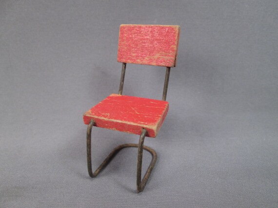vintage wooden dollhouse furniture