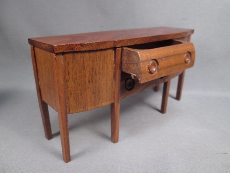 Vintage Dollhouse Furniture Complete Strombecker Dining Room Etsy