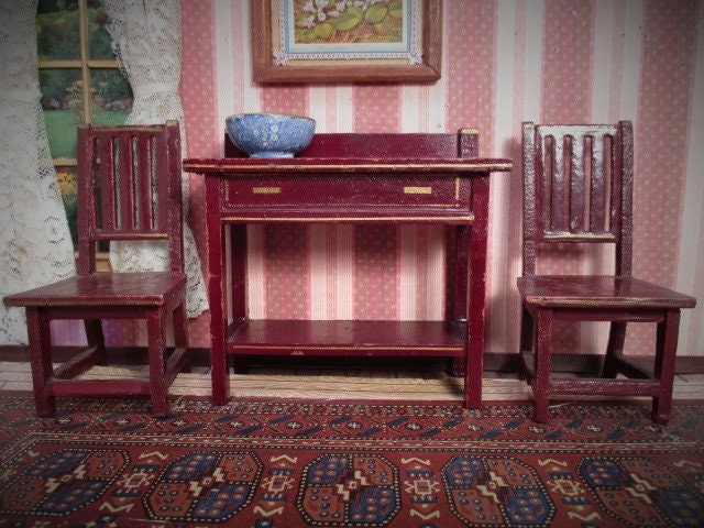 1 Scale Gottschalk Dollhouse Furniture Dining Room Buffet 1 Scale Gottschalk Dollhouse Furniture Dining Room Buffet