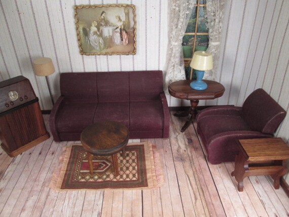 vintage strombecker dollhouse furniture