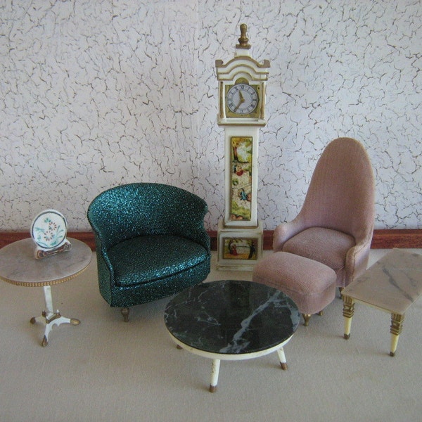 Vintage 1964 Ideal Petite Princess Dollhouse Fantasy Furniture