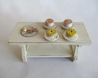 Vintage DOLLY DEAR Dollhouse Breakfast Foods - 1:12 Scale - ca. 1928-53
