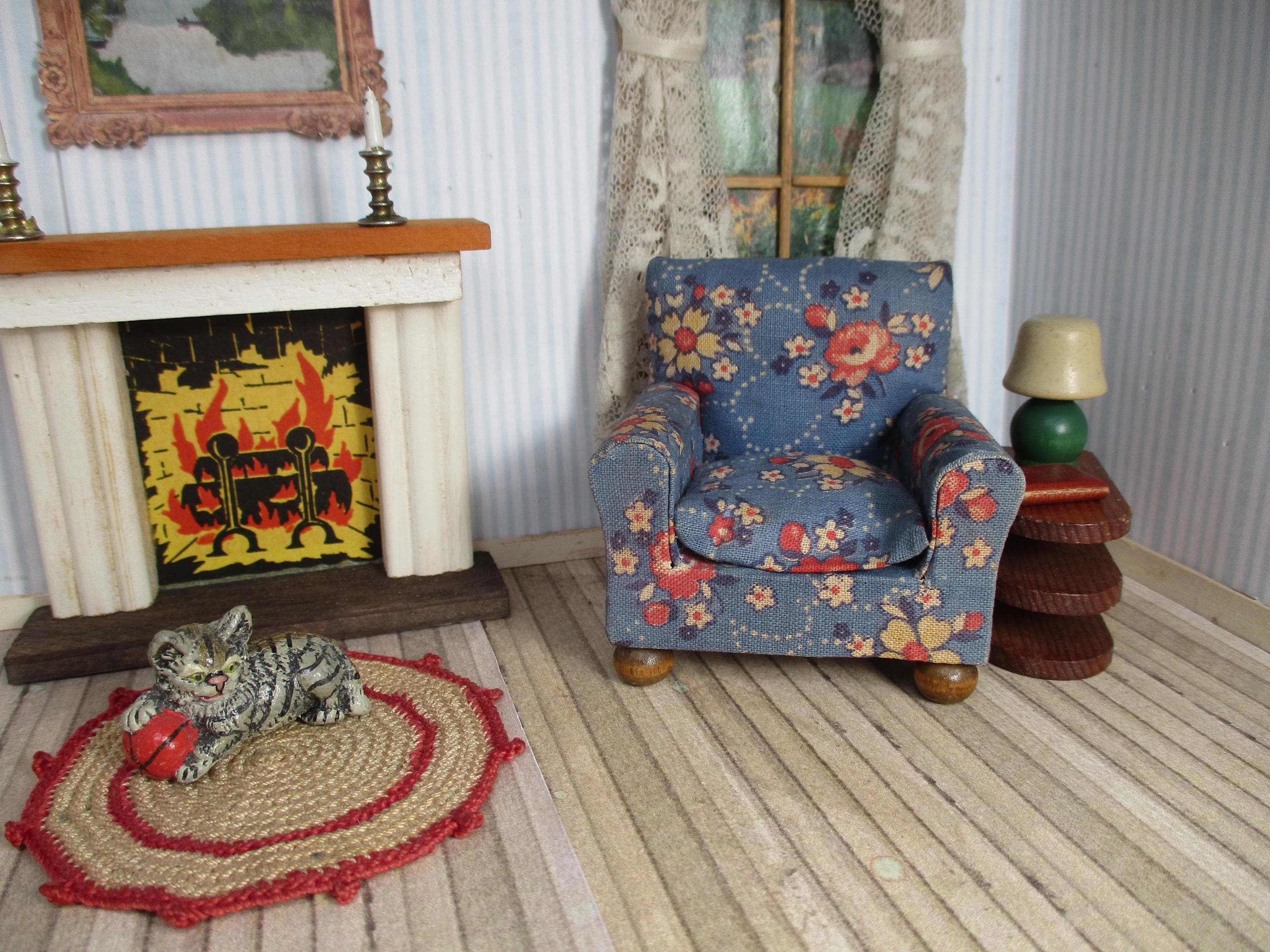 Vintage Dollhouse Furniture - Etsy