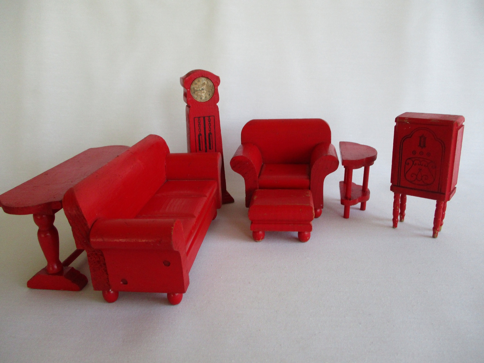 Vintage STROMBECKER Dollhouse Furniture Strombecker 7 Piece Etsy