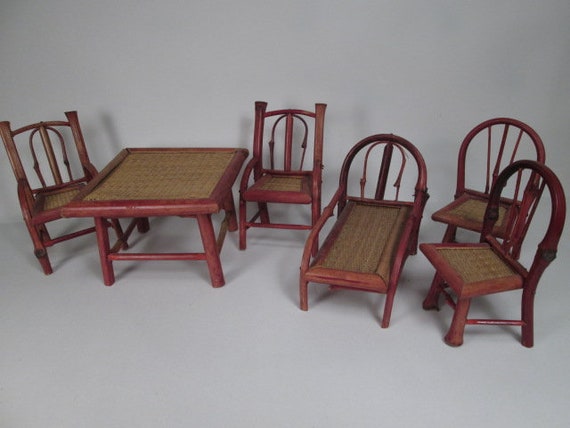 antique doll house furniture