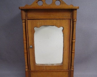 Schneegas Dollhouse Wardrobe - Golden Oak Finish - 1:12  Scale - Made in Germany