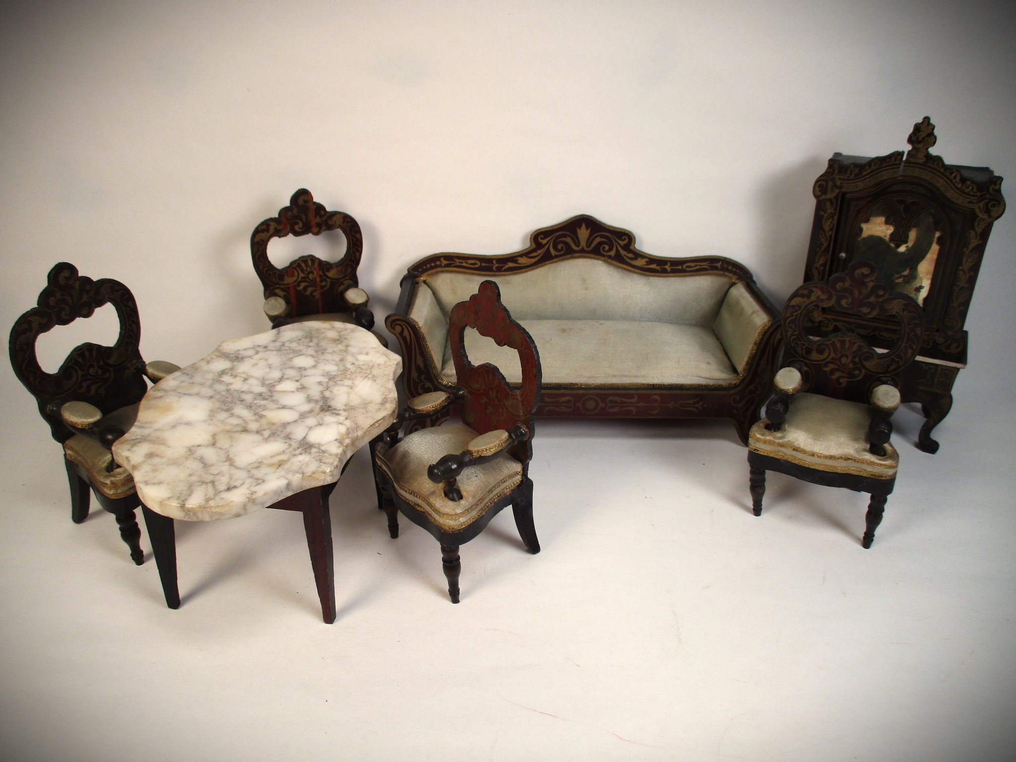 antique victorian parlor set