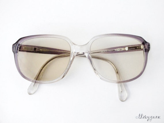 Monture De Lunettes Vintage Nigura 832 - Or Beige Ovale - Neuf Sans étiquette - Style Rétro Années 70