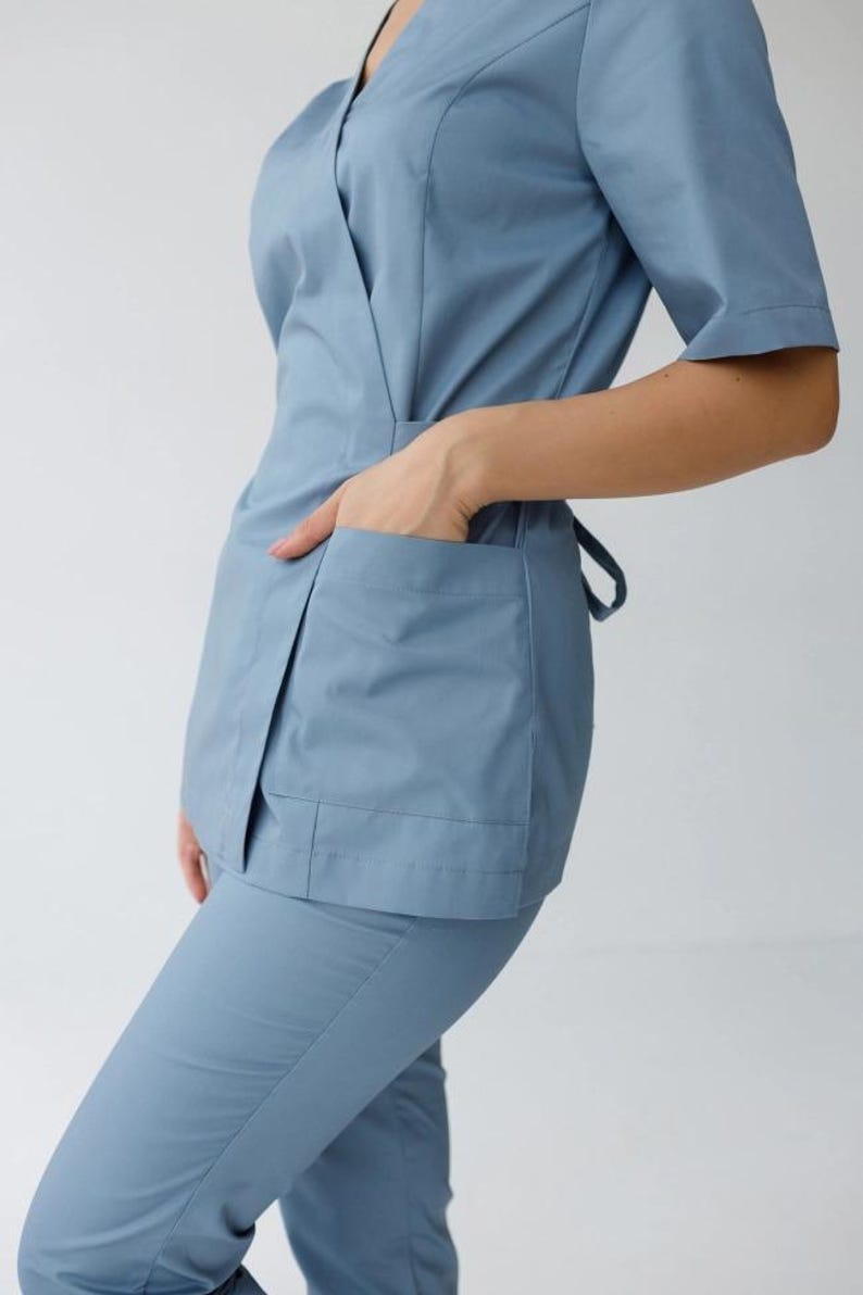 Luxurious Scrubs Comfortable and Durable Ideal for Dentists, Spa