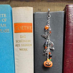 Halloween Perlen Lesezeichen