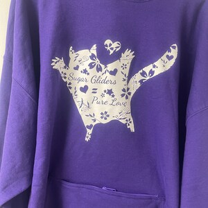 Pouch Pocket Hoodies SG Pure Love Purple