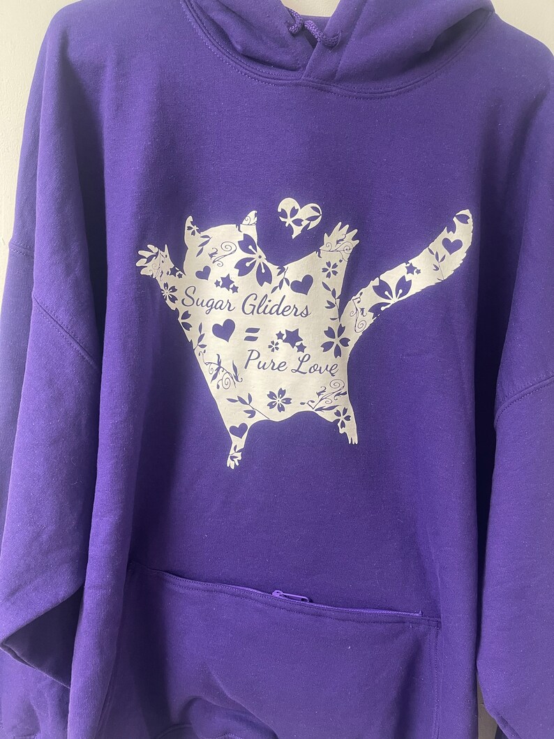 Pouch Pocket Hoodies SG Pure Love Purple