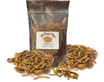 Dried mealworms