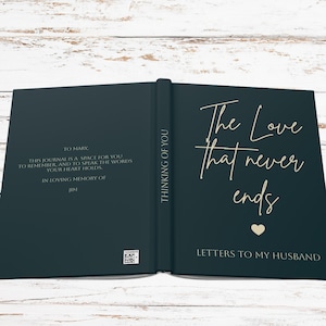 Custom Grief Journal Remembrance Bereavement Sympathy Gift In Loving Memory The Loss Of A Love Hardcover A5 Personalized Notebook Memorial