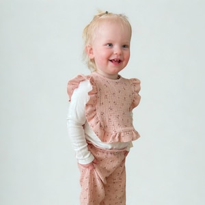Dahlia Bib Sewing Pattern | Baby Ruffle Bib | Beginner Friendly | PDF | 6 months–3 years