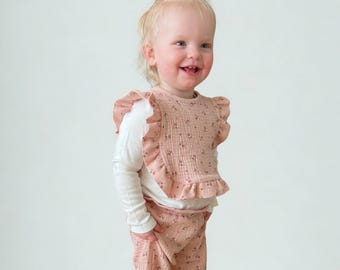 Dahlia Bib Sewing Pattern | Baby Ruffle Bib | Beginner Friendly | PDF | 6 months–3 years