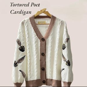 Taylor Swift | Cardigan | TTPD | Gray Variant | the Tortured Taylor Swift | Cardigan | TTPD | Gray Variant | the Tortured