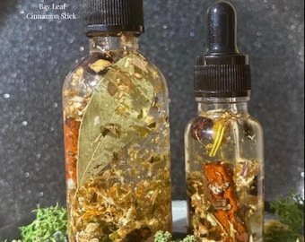 Protection Spell Oil | Crystal & Exotic Herb Infused Protection Ritual Spell Oil