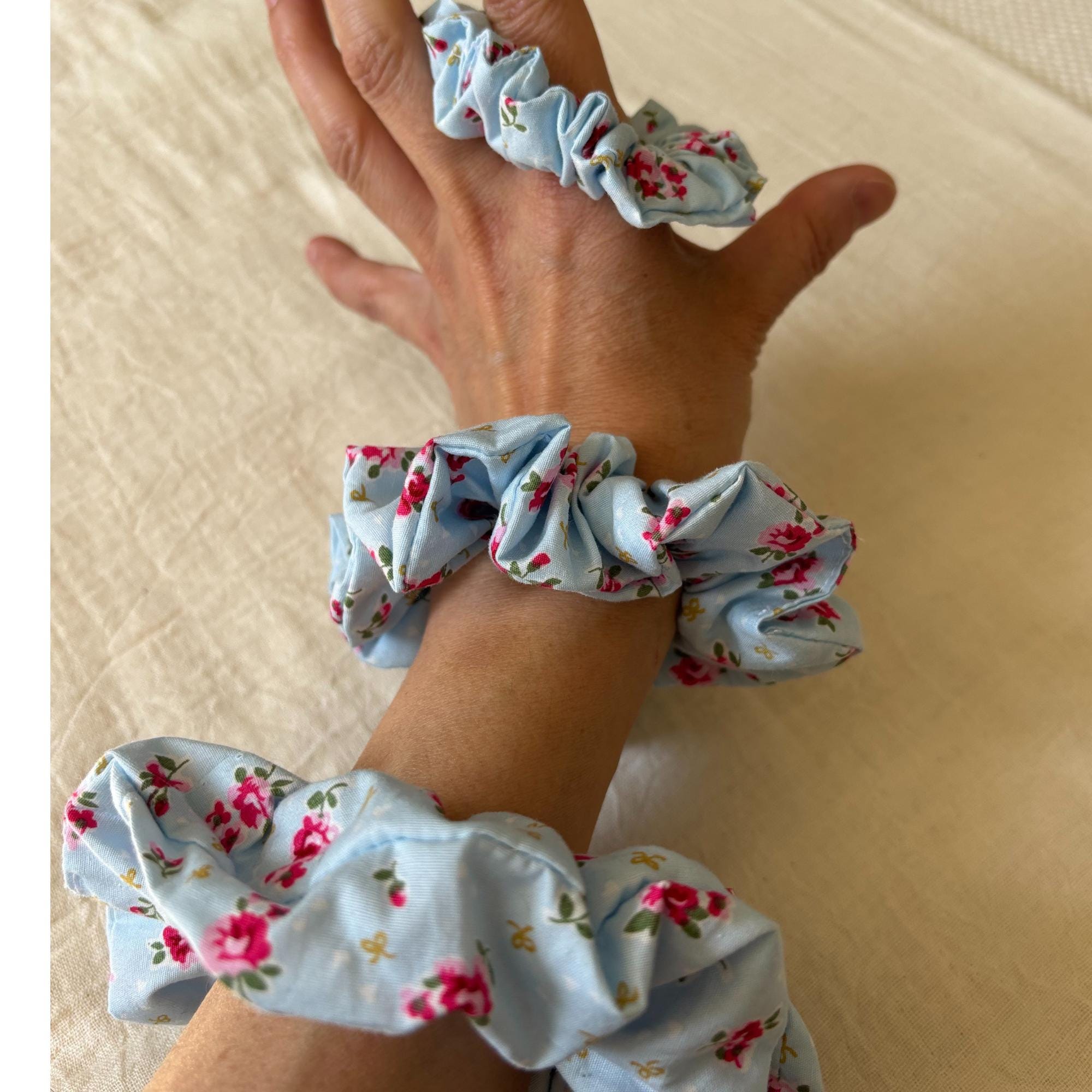 Scrunchie Sewing Pattern PDF – With Removable Ribbon Bow - Etsy