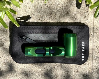 Smell Proof Bag - Smoking Pipe Case - Small Travel Pouch - Odor Proof Stash Bag - Soft Resistant Protective Activated Carbon Padded Storage