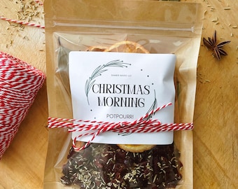 Christmas Morning Stovetop Potpourri-Holiday Simmer Pot Blend, Ready to Gift