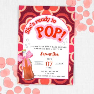 She&#39;s Ready to Pop, Ready to Pop Baby Shower, Pop Baby Shower Invitation, Soda Baby Shower Invite, Baby Shower Invitation, 2025 Baby Shower