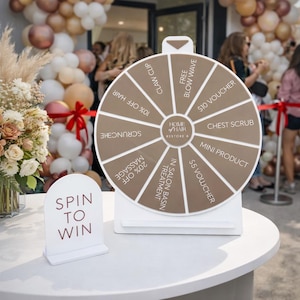35cm Spin the Wheel Game | Large Custom Event Spinner | Business Giveaway Display | Market Stall Lucky Spin | Promotional Reward Wheel