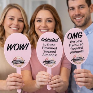 Custom Prop Paddles | Photo Booth Props | Event & Party Photo Signs | Business Branding Props | Acrylic Paddles