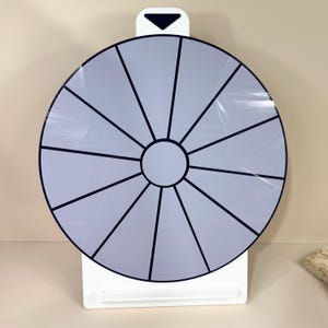 Custom 50cm Spin the Wheel | Business Giveaway Prize Wheel | Blank, Logo or Fully Custom Acrylic Spinner
