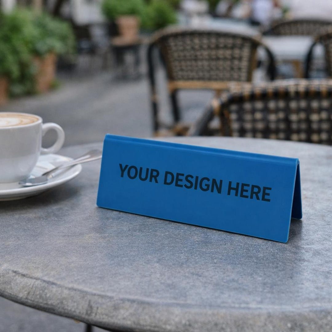 Table Display Sign Example Professional Custom Name Plate Sign | Acrylic Desk Name Plate | Personalised Counter ...