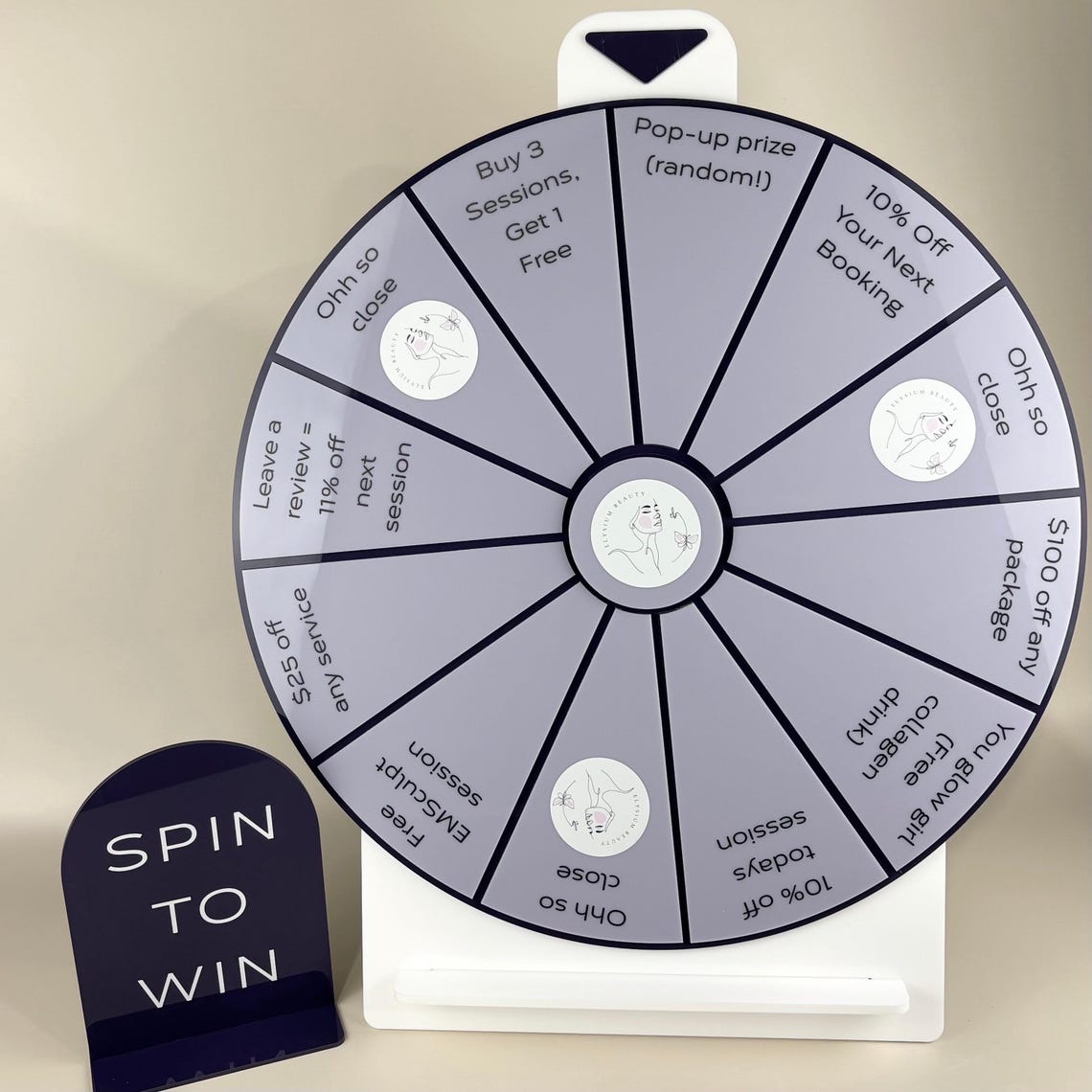 50cm Spin the Wheel Game | Extra Large Event Spinner | Custom Business ...