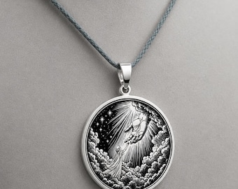 God's Hand Memorial Necklace – In Loving Memory Pendant, Sympathy Gift, Remembrance Jewelry.