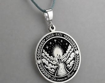 Forever In My Heart Memorial Necklace | Sympathy Gift | In Loving Memory Pendant | Loss of Loved One Jewelry