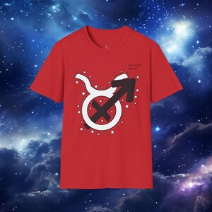 Pary zodiaku Strzelec i Byk Astrologia Unisex Koszulka z Miłosnym Opisem